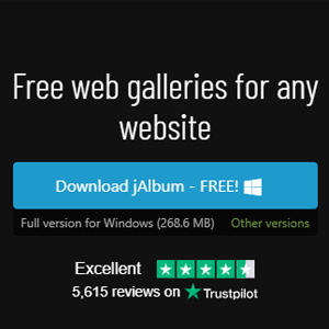 Early Cyber Monday: Try jAlbum for free! Image