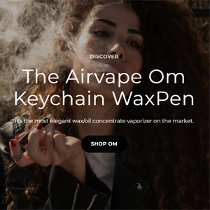 If elegance and efficiency had a baby they would call it AirVape X AIR10 disc Shop now - Airvapeusa.Com Discounts & Coupon Codes Image