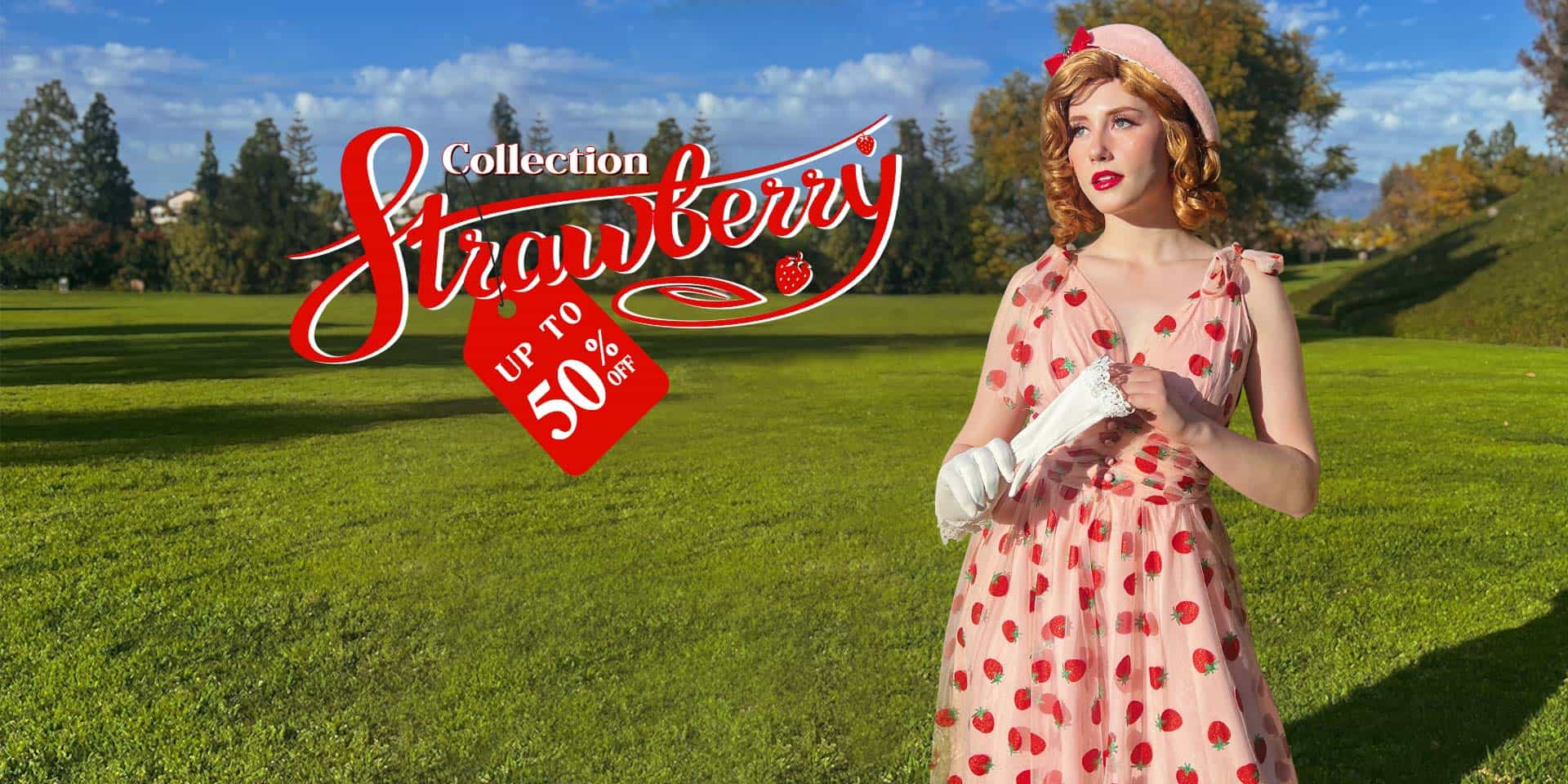 Collection Strawberry up to 50% off Image