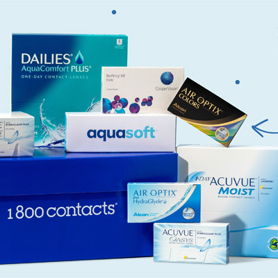 30% OFF for New Customers + Free Shipping on All Orders - 1800Contacts.Com Discounts & Coupon Codes Image